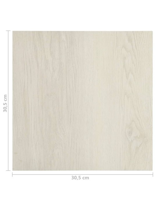 Grīdas flīzes, 20 gab., pašlīmējošas, 1,86 m², pvc, bēšas