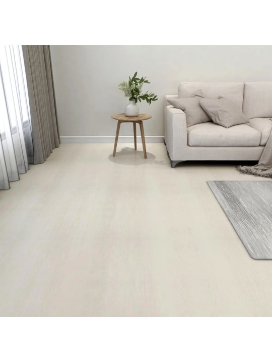 Grīdas flīzes, 20 gab., pašlīmējošas, 1,86 m², pvc, bēšas