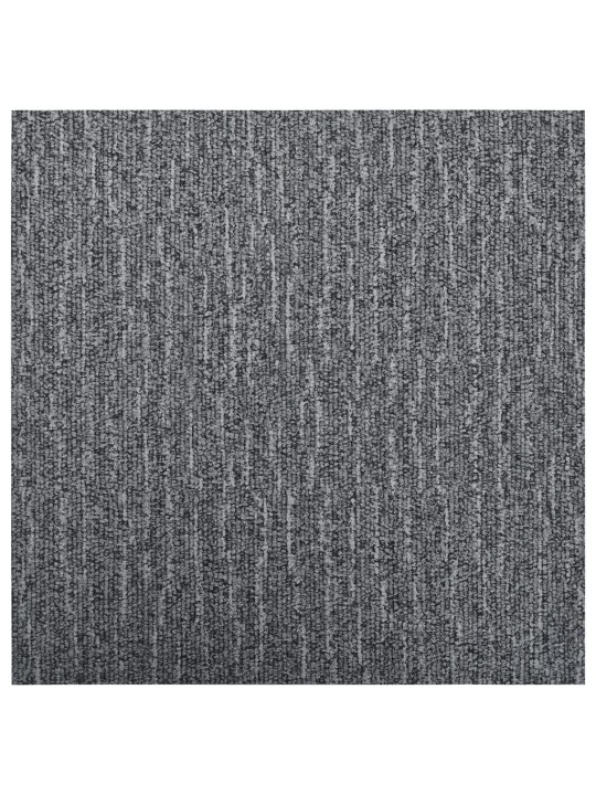 Grīdas flīzes, 20 gab., pašlīmējošas, 1,86 m², pvc, pelēkas