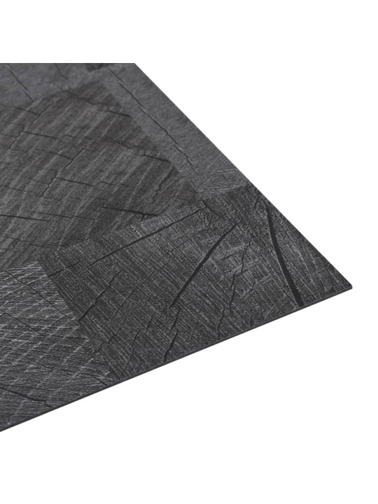Grīdas flīzes, 20 gb., pašlīmējošas, 1,86m²,pvc, koka imitācija