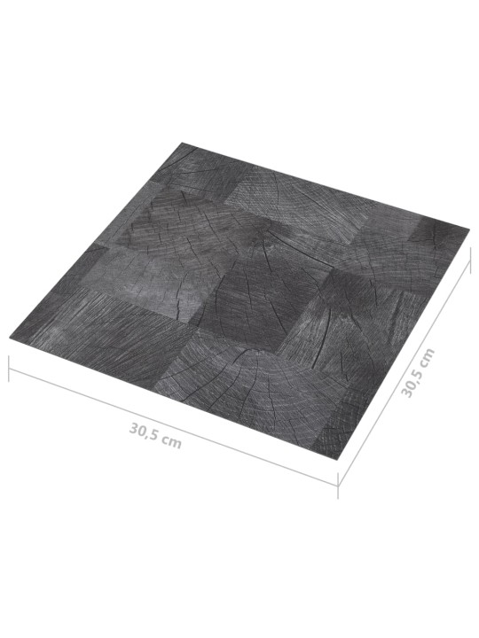 Grīdas flīzes, 20 gb., pašlīmējošas, 1,86m²,pvc, koka imitācija