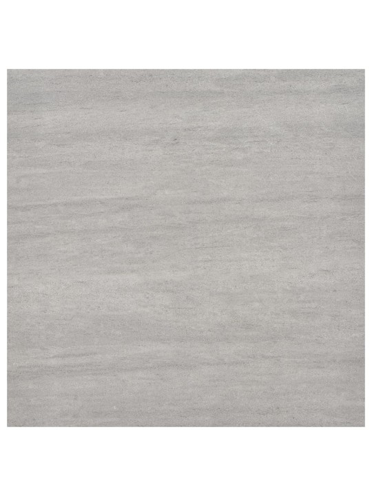 Grīdas flīzes, 20 gab., pašlīmējošas, 1,86 m², pvc, pelēkas