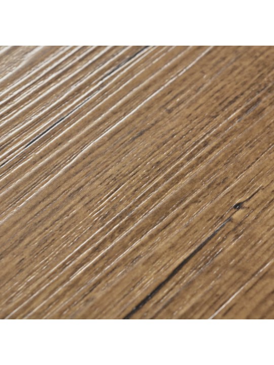 Grīdas dēļi, pašlīmējoši, 5,21 m², 2 mm, riekstu brūni, pvc
