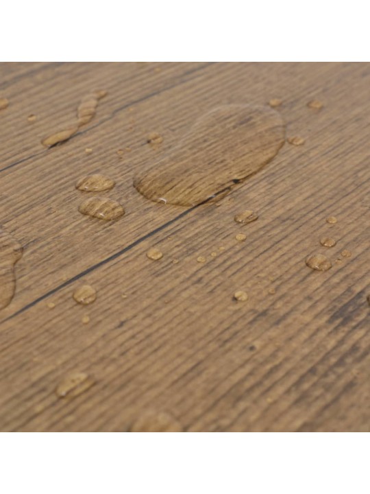 Grīdas dēļi, pašlīmējoši, 5,21 m², 2 mm, riekstu brūni, pvc