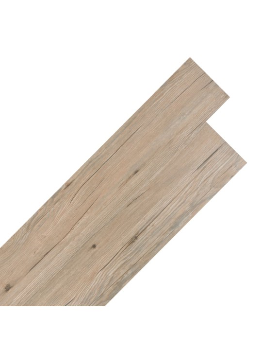 Grīdas dēļi, pašlīmējoši, 5,21 m², 2 mm, ozolkoka krāsa, pvc