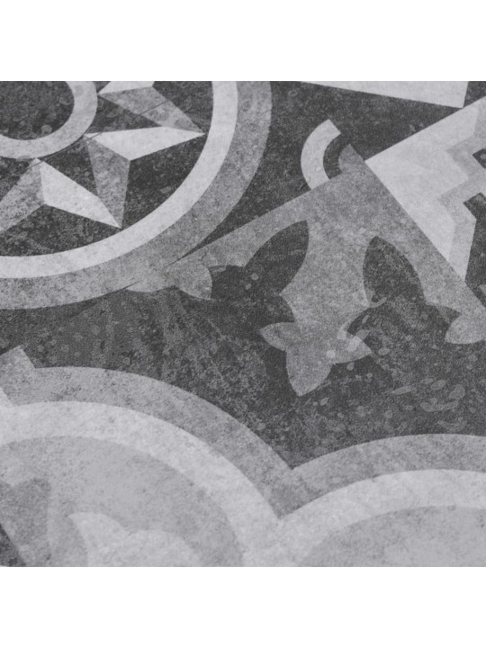 Grīdas dēļi, pašlīmējoši, 5,21 m², 2 mm, pelēks raksts, pvc
