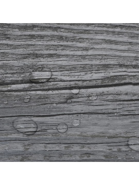 Grīdas dēļi, pašlīmējoši, 5,21 m², 2 mm, spīdīgi pelēki, pvc