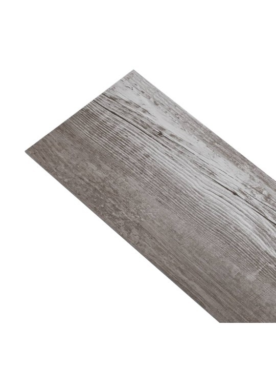 Grīdas dēļi, pašlīmējoši, 5,21m², 2 mm, matēti, koka krāsa, pvc