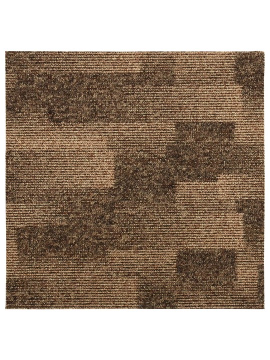Paklājflīzes, 20 gab., 5 m², brūnas