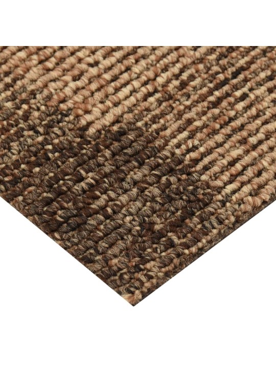 Paklājflīzes, 20 gab., 5 m², brūnas