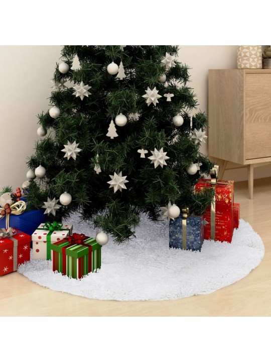 Ziemassvētku egles pamatnes pārklājs, 150 cm, mākslīgā kažokāda