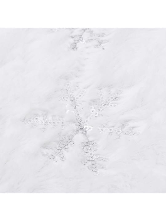 Ziemassvētku egles pamatnes pārklājs, 122 cm, mākslīgā kažokāda