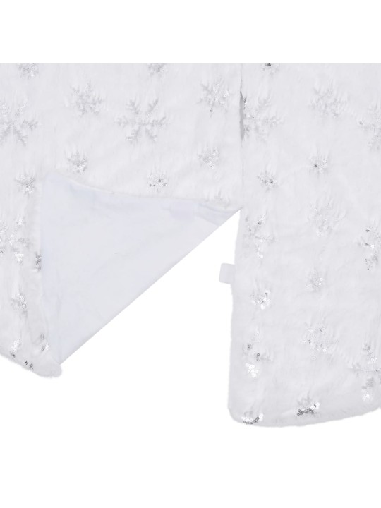 Ziemassvētku egles pamatnes pārklājs, 150 cm, mākslīgā kažokāda