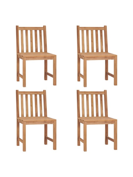 Dārza krēsli, 4 gab., masīvs tīkkoks