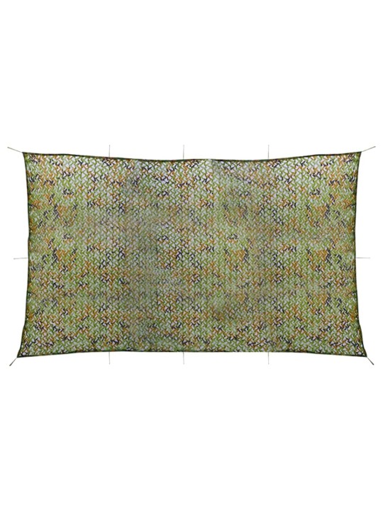 Kamuflāžas tīkls ar uzglabāšanas somu, 2x6 m, zaļš