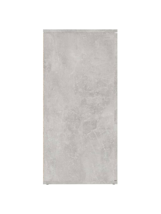 Kumode, betona pelēka, 160x36x75 cm, inženierijas koks