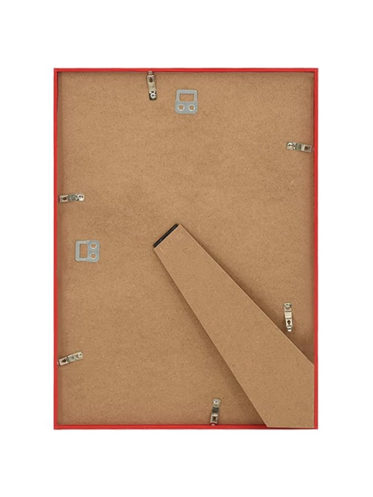Foto rāmji, 5 gab., sienai vai galdam, sarkani, 70x90 cm, mdf