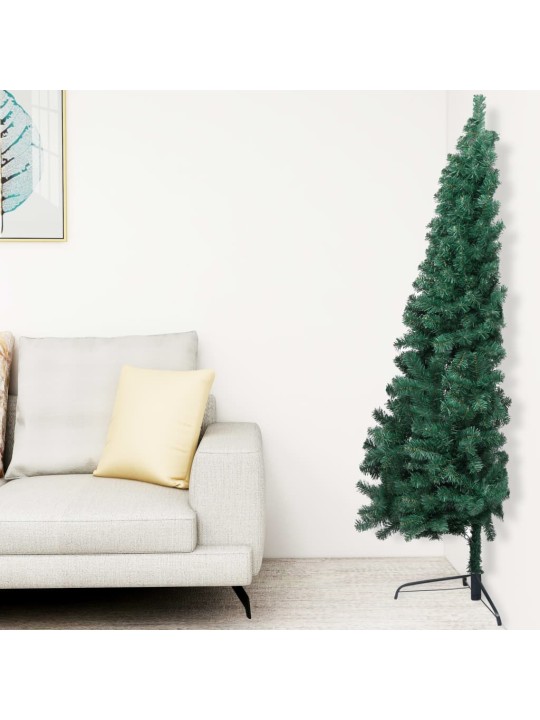 Izgaismota ziemassvētku egle ar rotājumiem, zaļa, 120 cm