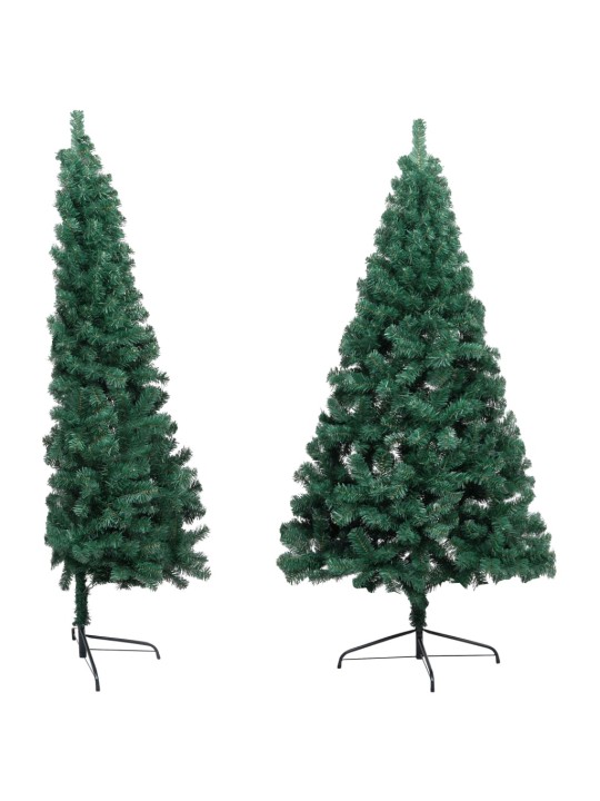 Izgaismota ziemassvētku egle ar rotājumiem, zaļa, 120 cm