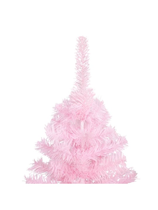 Izgaismota mākslīgā Ziemassvētku egle ar rotājumiem, 150cm, PVC