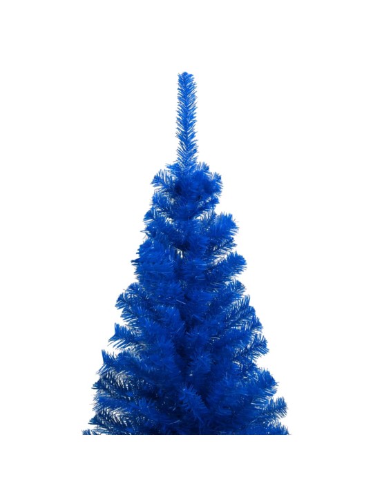 Izgaismota mākslīgā ziemassvētku egle ar rotājumiem, 210cm, pvc