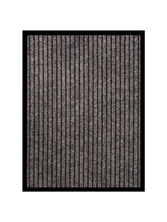 Durvju paklājs, svītrains, bēšs, 40x60 cm