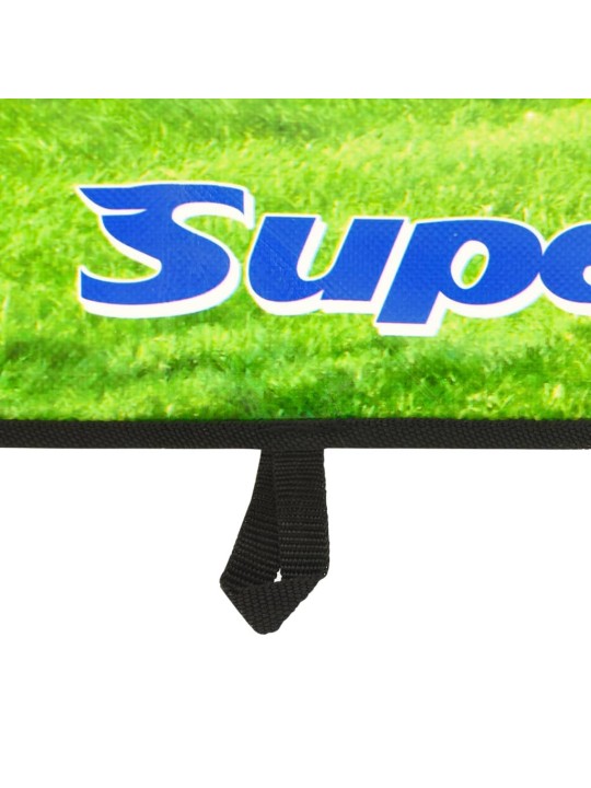 Bērnu futbola vārtu komplekts ar sienu, 120x51x77,5 cm