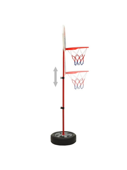 Bērnu basketbola komplekts, regulējams, 120 cm