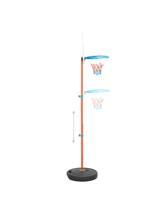 Basketbola komplekts, regulējams 133-160 cm, pārvietojams