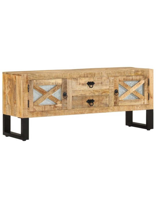 Tv skapītis, 110x30x45 cm, neapstrādāts mango koks