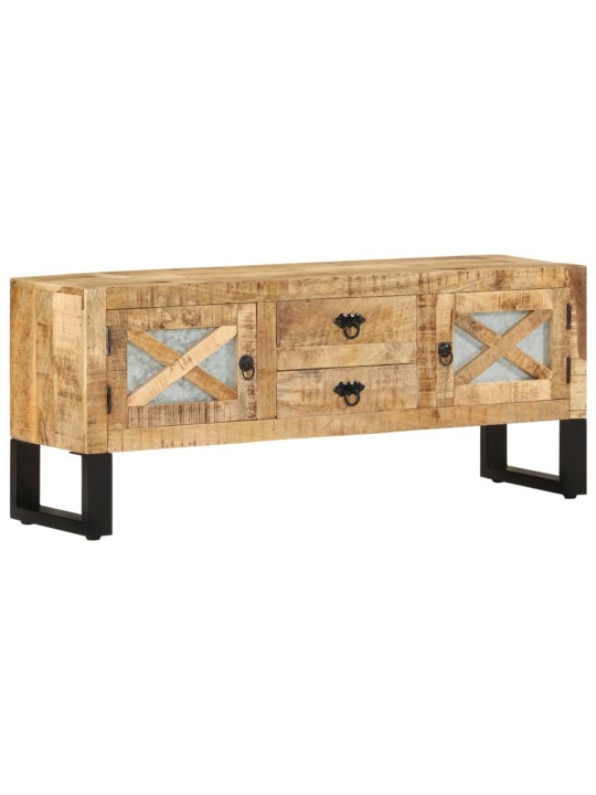 Tv skapītis, 110x30x45 cm, neapstrādāts mango koks