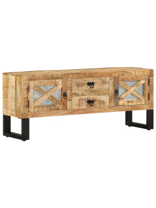 Tv skapītis, 110x30x45 cm, neapstrādāts mango koks