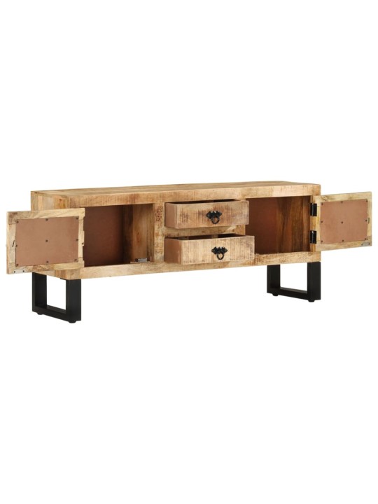 Tv skapītis, 110x30x45 cm, neapstrādāts mango koks