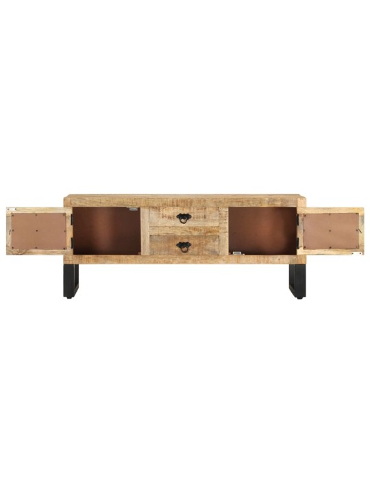 Tv skapītis, 110x30x45 cm, neapstrādāts mango koks