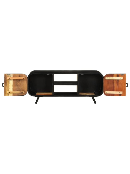 Tv skapītis, 110x30x45 cm, pārstrādāts masīvkoks