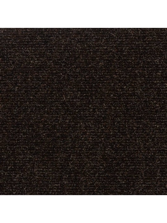 Kāpņu paklāji, 15 gab., pašlīmējoši, 60x25 cm, tumši brūni