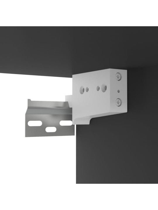 Piekarams tv skapītis, melns, 100x30x26,5 cm, inženierijas koks