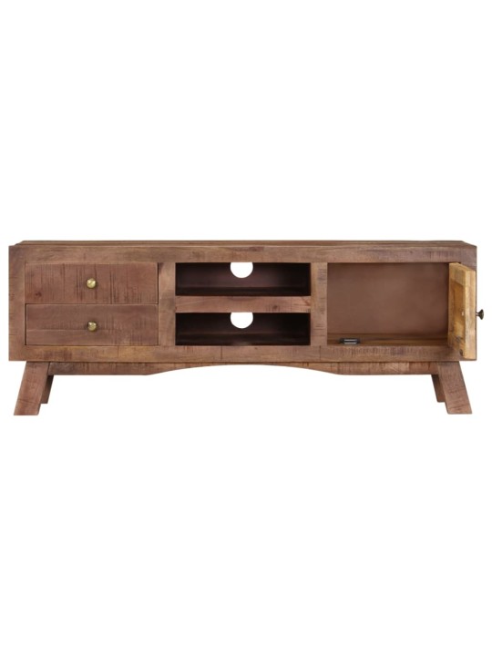 Tv skapītis, 110x30x40 cm, neapstrādāts mango koks