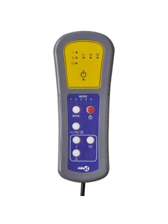 Elektrisks masāžas krēsls, melns audums