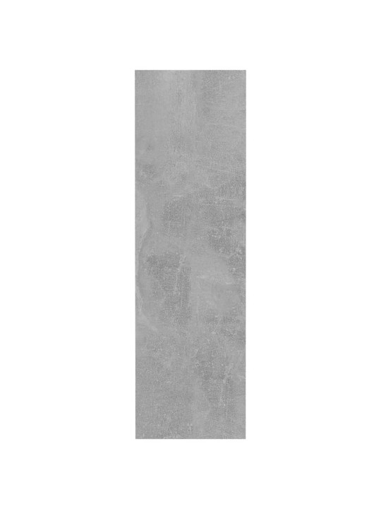 Sienas apavu plaukts, betonpelēks, 80x18x60cm inženierijas koks