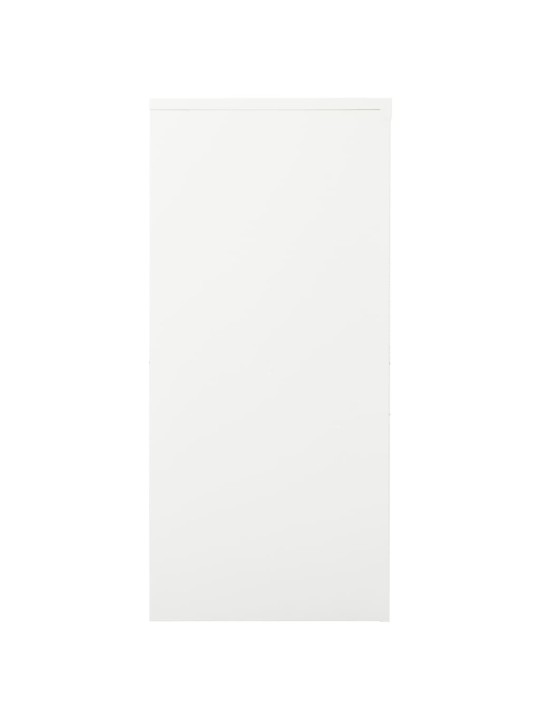 Skapītis ar bīdāmām durvīm, 90x40x90 cm, balts, tērauds
