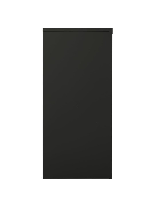 Skapītis ar bīdāmām durvīm, 90x40x90cm, antracītpelēks, tērauds