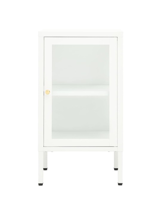 Kumode, 38x35x70 cm, metāls un stikls