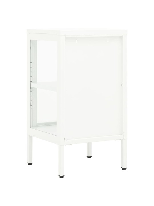 Kumode, 38x35x70 cm, metāls un stikls