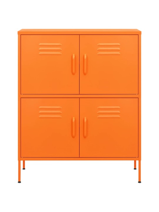 Skapītis, 80x35x101,5 cm, tērauds, oranžs