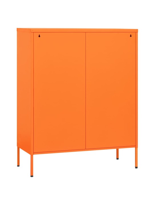 Skapītis, 80x35x101,5 cm, tērauds, oranžs