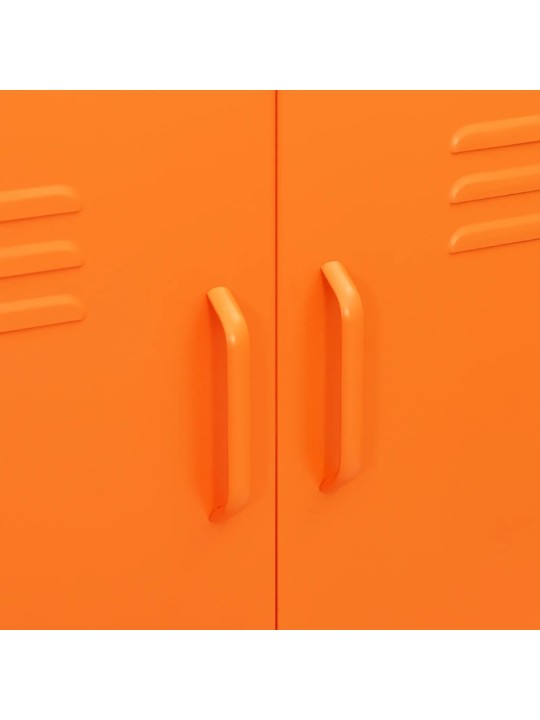 Skapītis, 80x35x101,5 cm, tērauds, oranžs