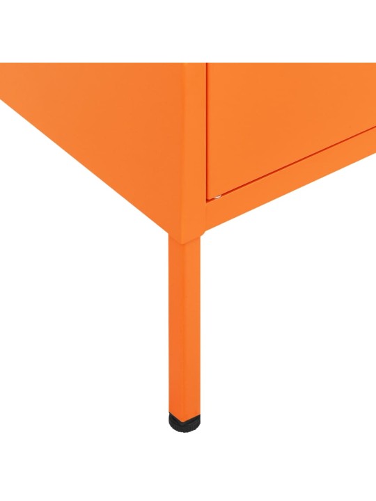 Skapītis, 80x35x101,5 cm, tērauds, oranžs