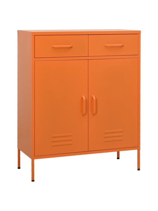 Skapītis, 80x35x101,5 cm, tērauds, oranžs
