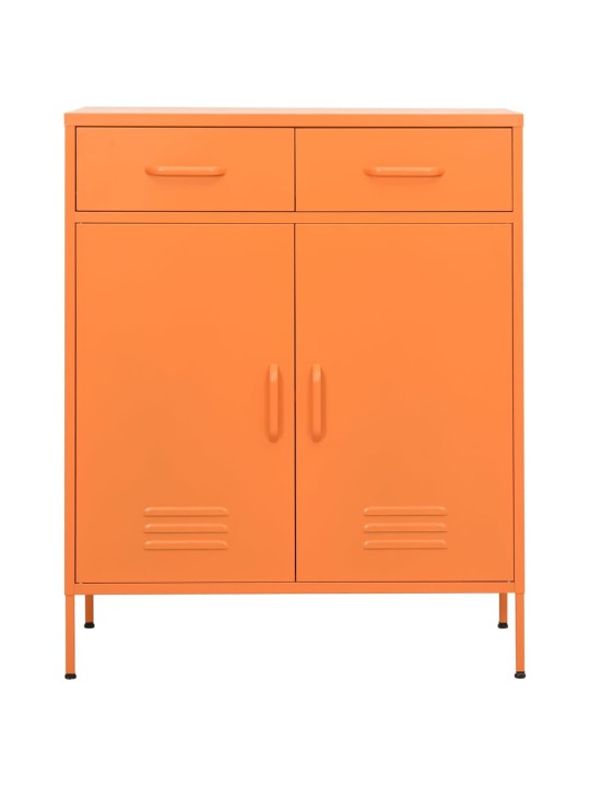 Skapītis, 80x35x101,5 cm, tērauds, oranžs